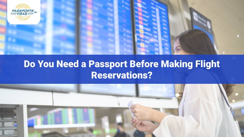 can you book flights without passport